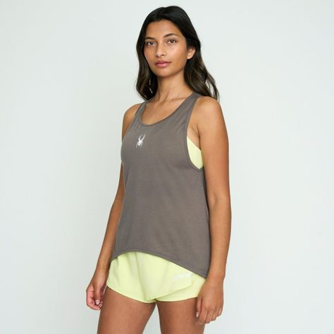 Polera Sin Mangas Lifestyle Mujer Spyder Gris-2