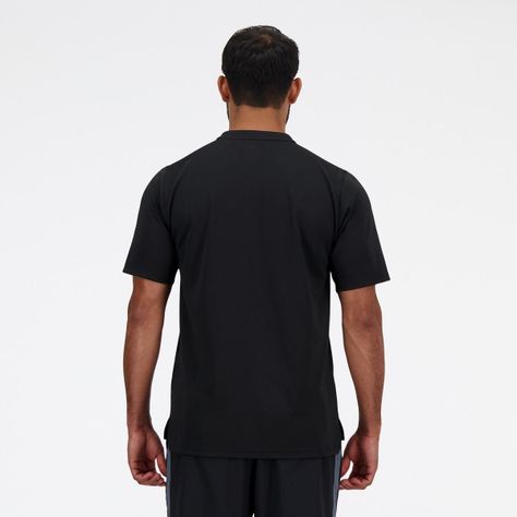 Polera Tenis Hombe New Balance Tournament Negro-1