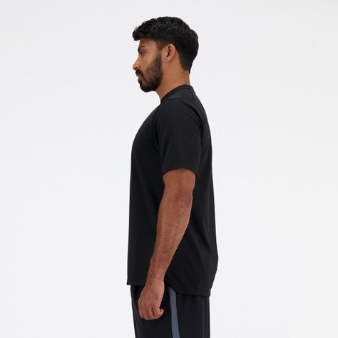 Polera Tenis Hombe New Balance Tournament Negro-2