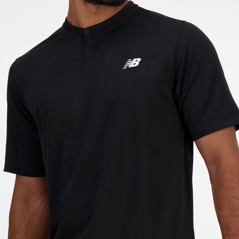 Polera Tenis Hombe New Balance Tournament Negro-3