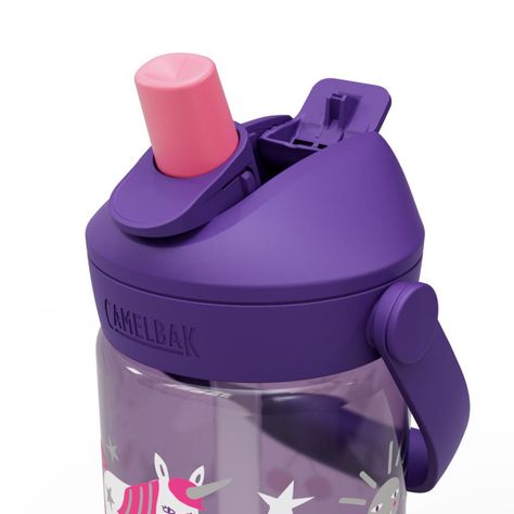 Botella Camelbak Niños Thrive Flip Straw 350 Ml Morada-2