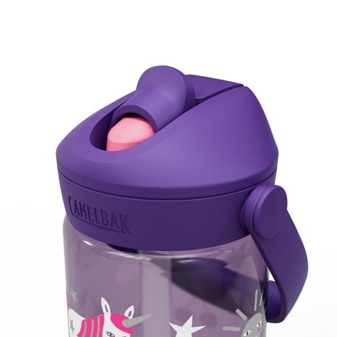 Botella Camelbak Niños Thrive Flip Straw 350 Ml Morada-3