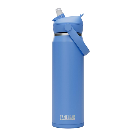 Botella Camelbak Straw 750 ml Acero Inoxidable Celeste-0