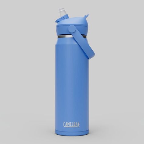 Botella Camelbak Straw 750 ml Acero Inoxidable Celeste-1