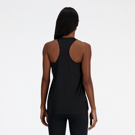 Polera Sin Mangas Mujer New Balance Negro-1