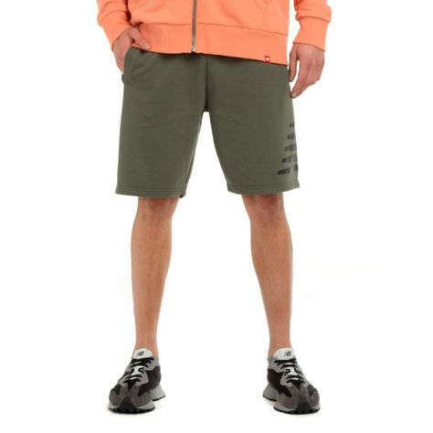 Short Lifestyle Hombre New Balance Verde-3
