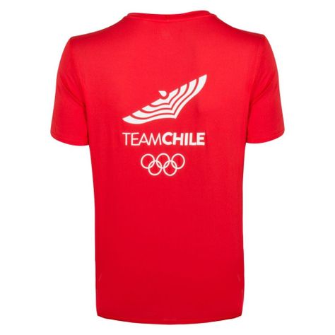 Polera Running Hombre New Balance Team Chile Roja-2