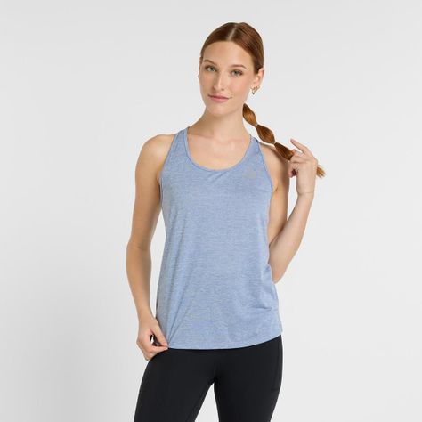 Polera Sin Mangas Running Mujer New Balance Athletic Celeste-0