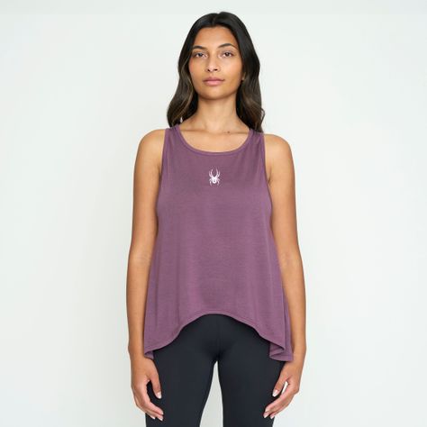 Polera Lifestyle Mujer Spyder Morado-0