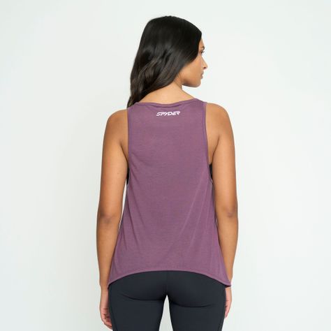 Polera Lifestyle Mujer Spyder Morado-2