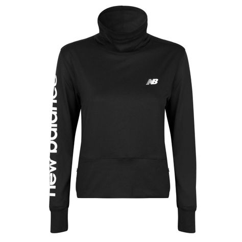 Polerón Running Mujer New Balance Negro-0