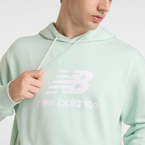 Polerón Hombre New Balance Essentials French Verde-3