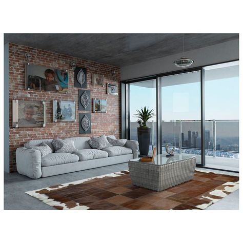 Alfombra Cuero Moo 160x220 cm Mod Shorthorn-2