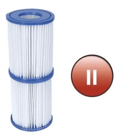 CARTUCHO DE FILTRO BESTWAY TIPO II BOMBA FILTRO PACK 2 UND-0