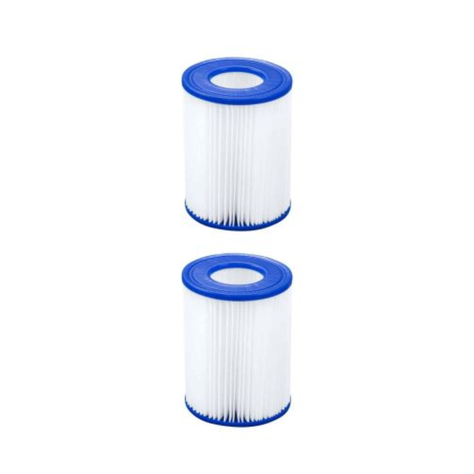 CARTUCHO DE FILTRO BESTWAY TIPO II BOMBA FILTRO PACK 2 UND-1