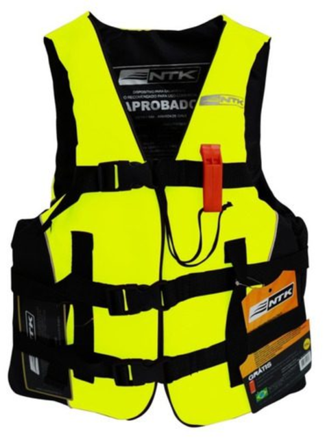 CHALECO SALVAVIDAS NAUTIKA COAST 120KG AMARILLO-0