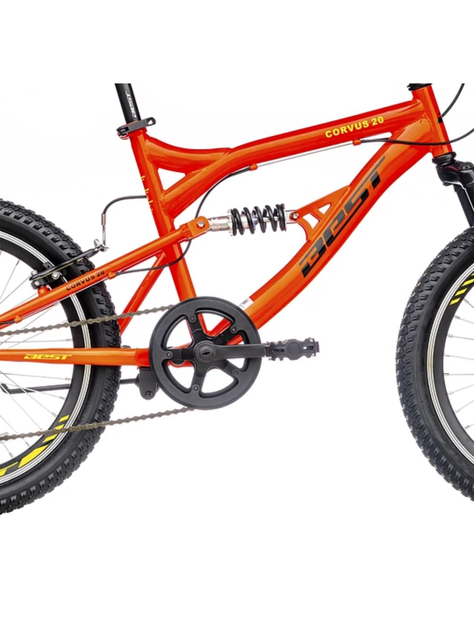 Bicicleta Best Corvus Mtb 20 6v. Acero Doble Suspensión-2