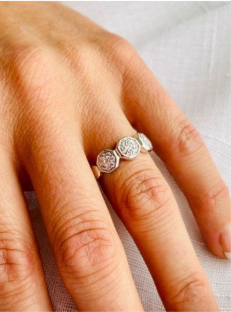Anillo de Plata y Cristal de Praga. Colección Reinas. LETIZIA-1