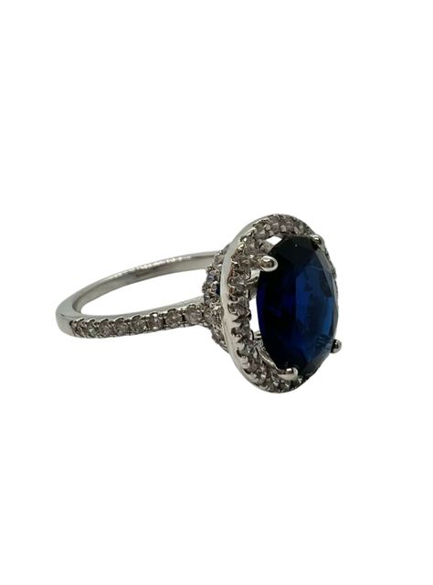 Anillo de Plata y Cristal de Praga. Colección Reinas. Lady Di-0