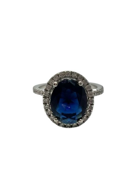Anillo de Plata y Cristal de Praga. Colección Reinas. Lady Di-1