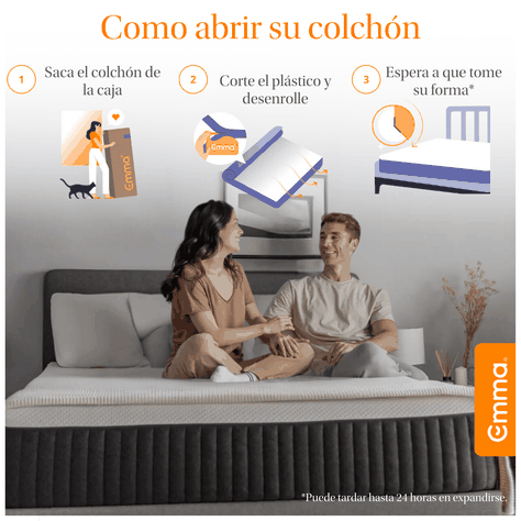 Colchón Emma ThermoSync King 180x200 cm-7