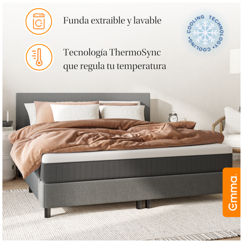 Colchón Emma ThermoSync 2.5 Plazas-4