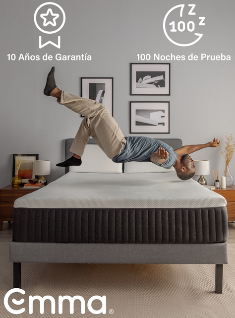 Colchón Emma Hybrid Premium 2 Plazas 150 Cm X 190cm X 25 Cm-4