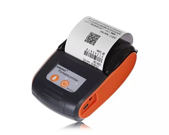 Impresora Portatil PT-210 Bluetooth Naranja-0