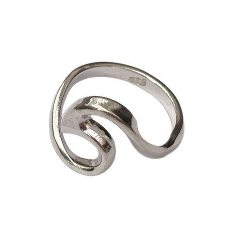 Anillo Ola de Plata-0