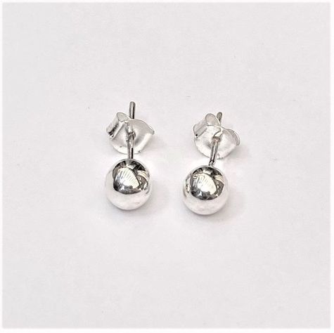 Aros Plata Esfera 10mm-0