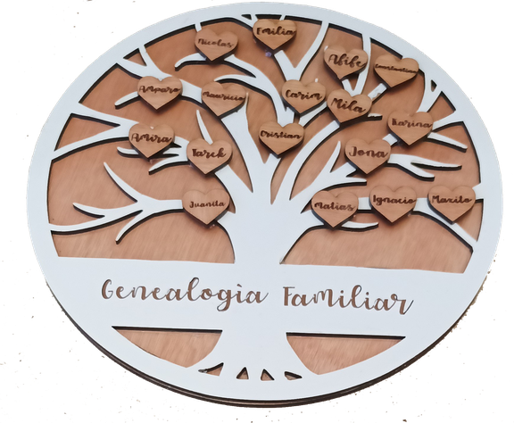 Cuadro Arbol Familiar Genealogico -0