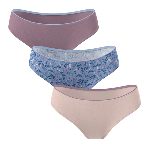 Bikinis Mujer Algodón Pack 3-1