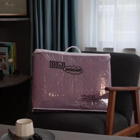 Cubrecama Quilt 2 Plazas Lila Rosado Reversible-1