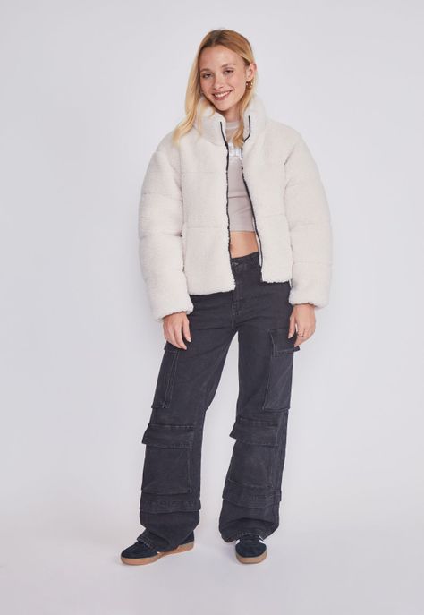 Chaqueta Mujer Puffa Crudo Sioux-4