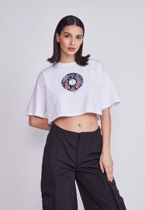 Peto Mujer Disco Blanco Sioux-0