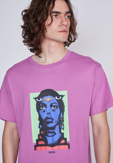 Polera Hombre Doble Cara Morado Sioux-1