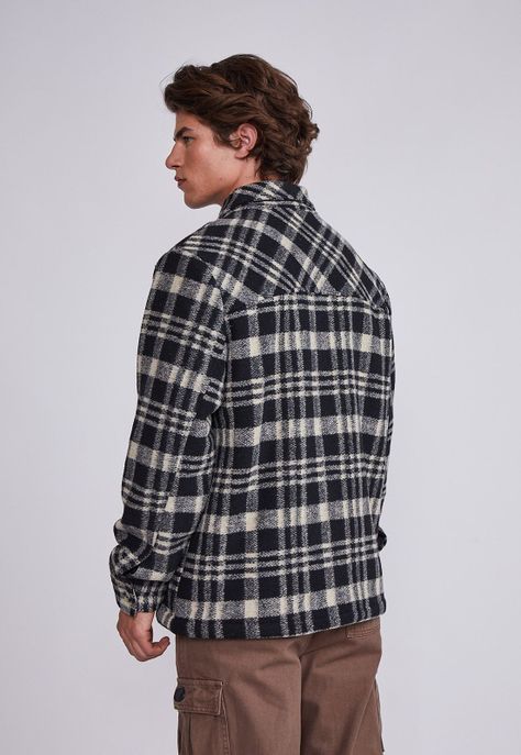 Chaqueta Hombre Negro Con Interior Corderito Sioux-2