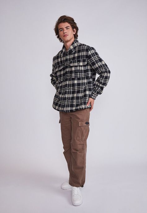 Chaqueta Hombre Negro Con Interior Corderito Sioux-3