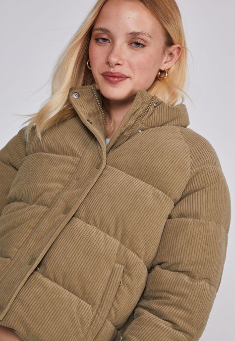 Chaqueta Mujer Acolchada Verde Sioux-1