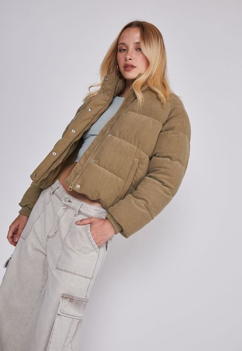 Chaqueta Mujer Acolchada Verde Sioux-2