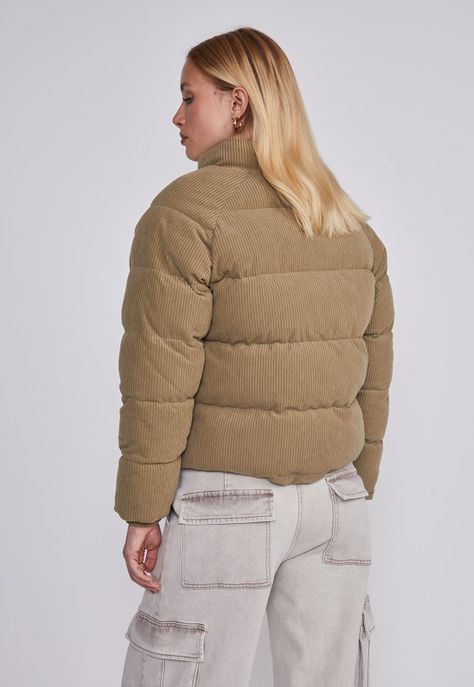 Chaqueta Mujer Acolchada Verde Sioux-3