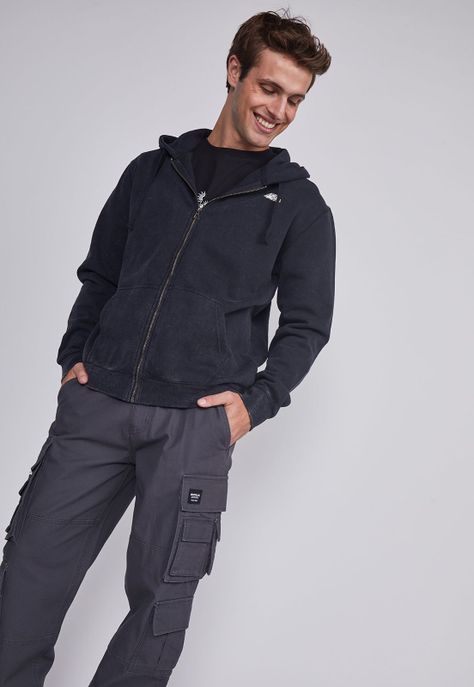 Pantalon Hombre Multicargo Azul Sioux-2