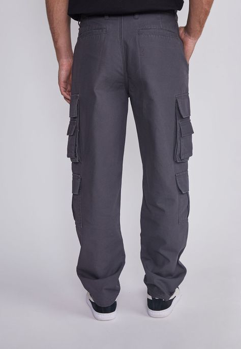 Pantalon Hombre Multicargo Azul Sioux-3
