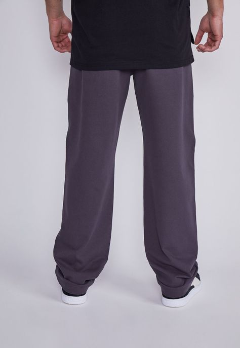 Pantalon Hombre Gris Relax Pretina Sioux-2