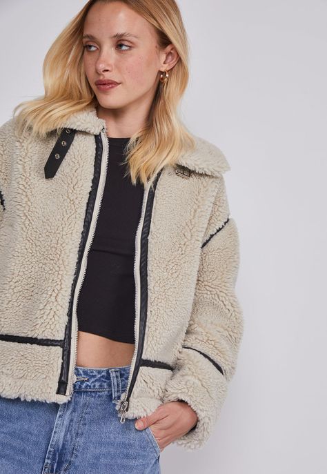 Chaqueta Mujer Efecto Piel Crudo Sioux-2