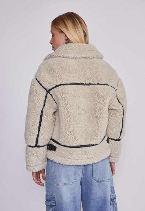 Chaqueta Mujer Efecto Piel Crudo Sioux-3