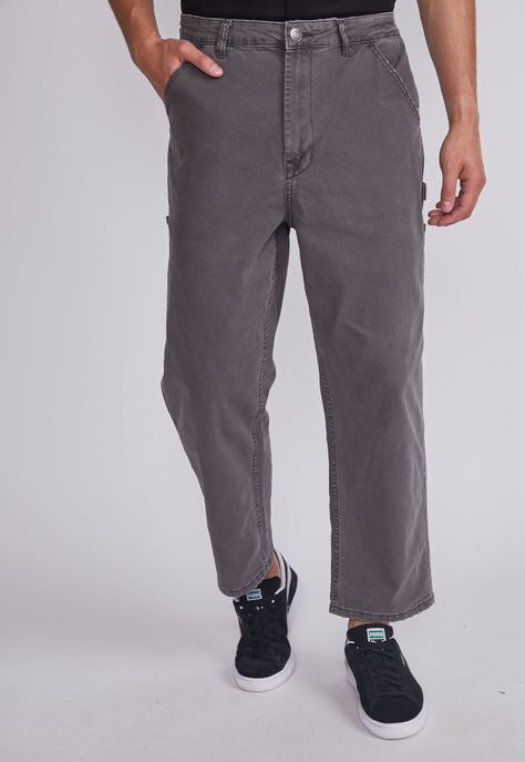 Pantalón Hombre Acero Carpintero Bolsillos Sioux-0