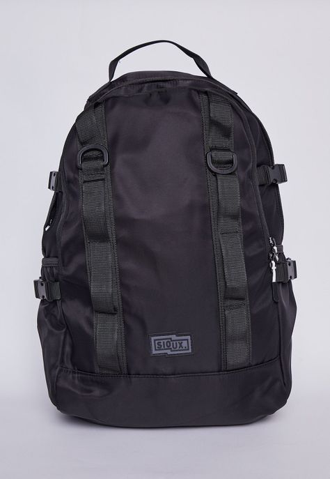 Mochila Negra Multicompartimento Sioux-0