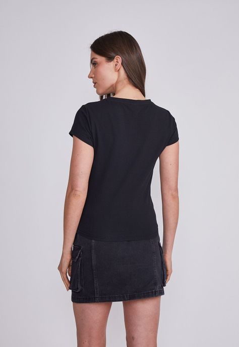 Polera Mujer Negro Tipo Peto Sioux-2