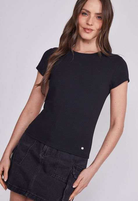 Polera Mujer Negro Tipo Peto Sioux-3